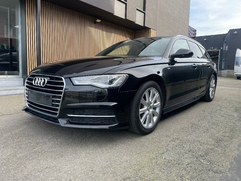 AUDI A6 S-Line, 4 cilinders, Zwart, Leder, Bedrijf