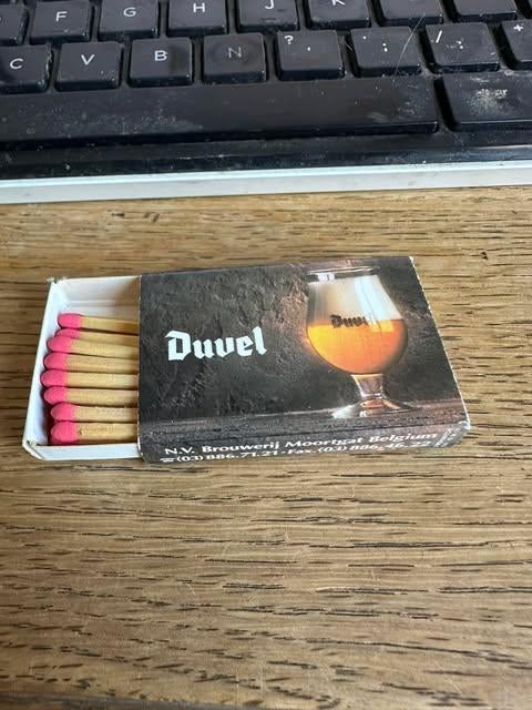 Duvel Lucifer doosje, Verzamelen, Ophalen of Verzenden, Zo goed als nieuw, Overige typen, Duvel