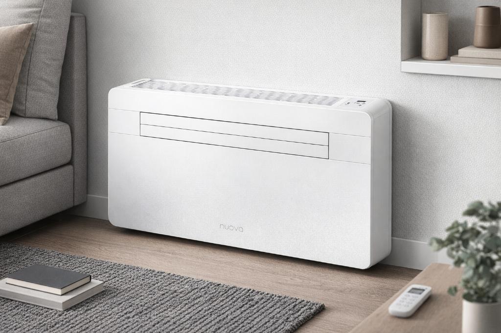 Monoblock AIRCO zonder buitenunit - Nuova 2,5kW of 4kW, Elektronische apparatuur, Airco's, Nieuw, Wandairco, 60 tot 100 m³, 3 snelheden of meer