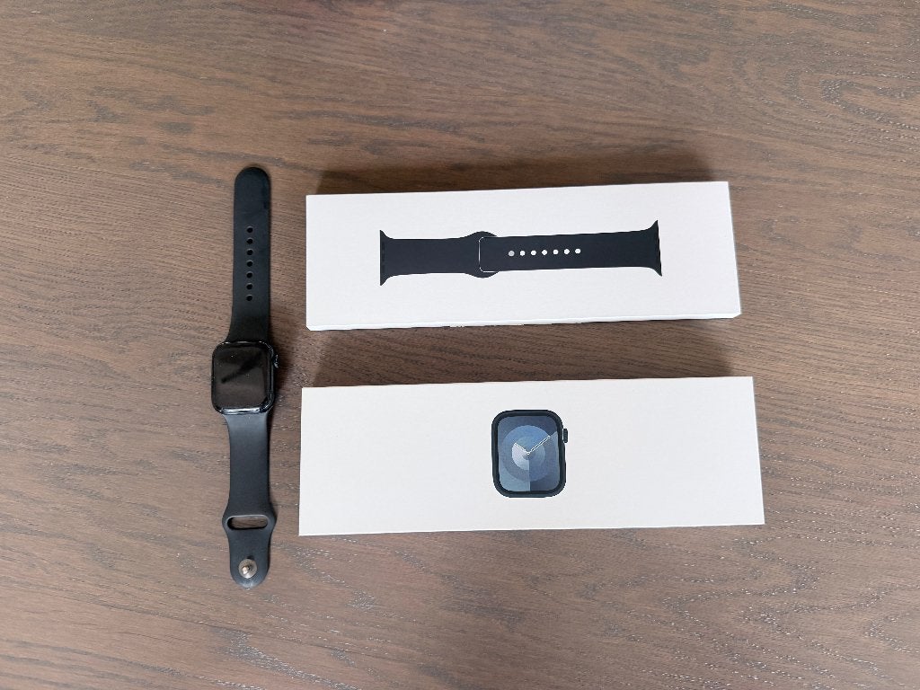 Apple Watch Series 9 – 41 mm zwart – doos + oplaadkabel, Étanche, Enlèvement ou Envoi, Apple Watch, IOS