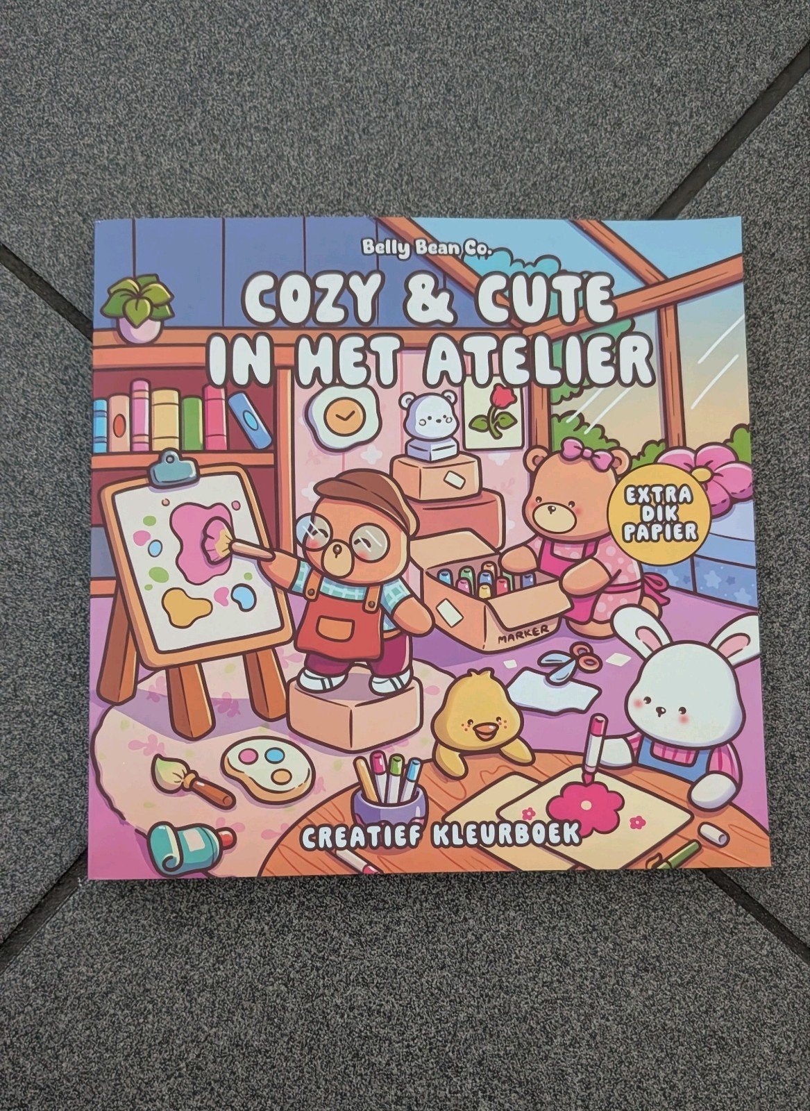 Livre de coloriage Cozy & Cute in the Studio Original Belly, Hobby & Loisirs créatifs, Dessin, Enlèvement