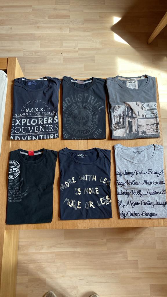 Heren t-shirts 6 stuks, Kleding | Heren, Ophalen, Gedragen, Maat 52/54 (L)
