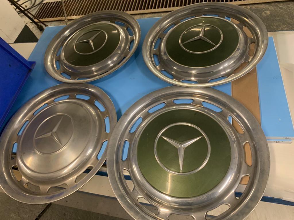 Mercedes-Benz oldtimer velgen set 16 duim, Ophalen, Personenwagen, Velg(en)