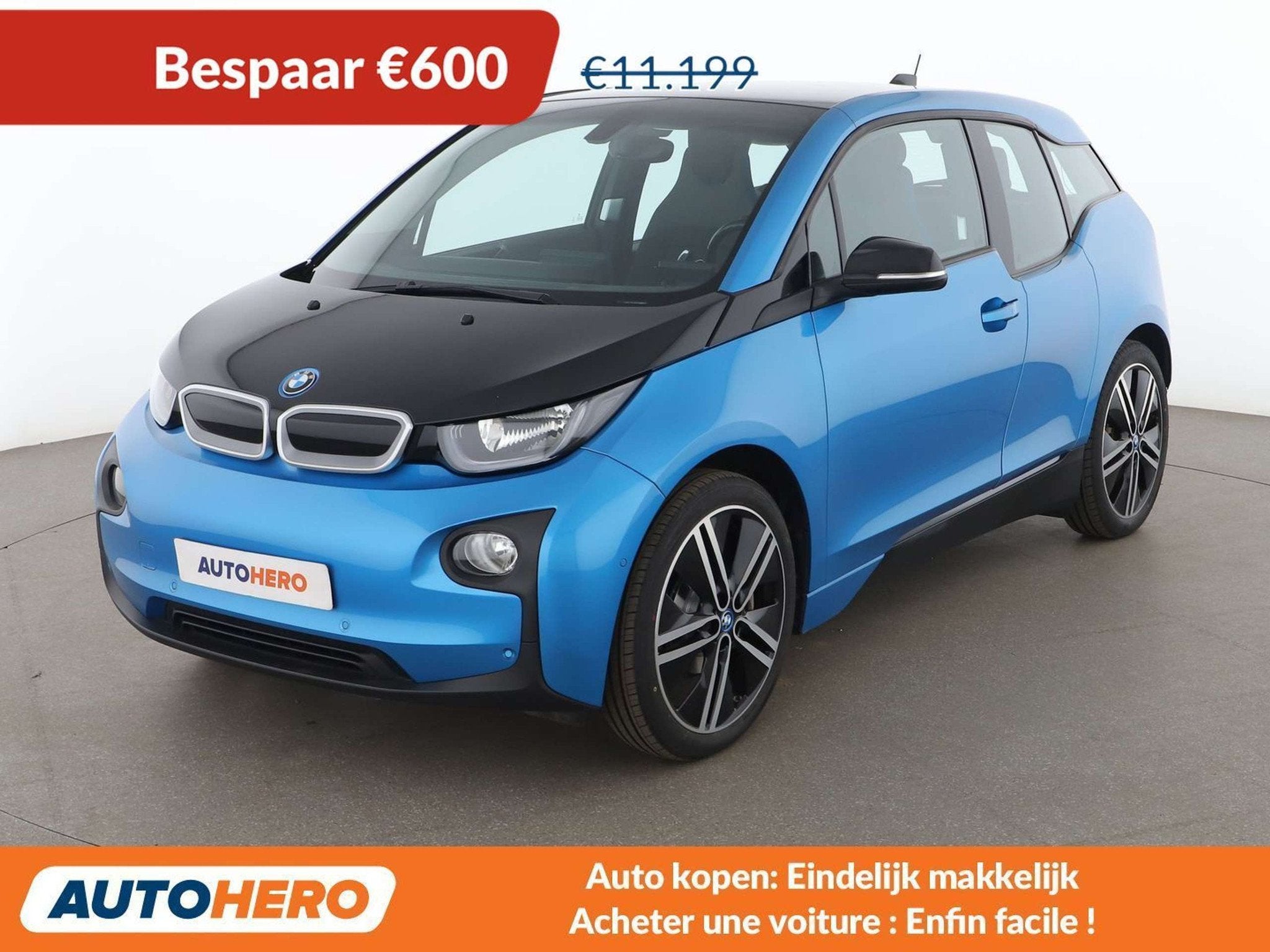 BMW i3 i3 (année de construction 2016, automatique), Autos, BMW, 1345 kg, Achat, Berline, Automatique