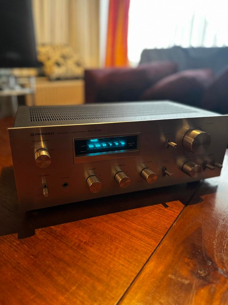 Pioneer SA-508 Vintage Versterker – Topstaat (Blue Line), TV, Hi-fi & Vidéo, Tuners, Enlèvement ou Envoi, Comme neuf