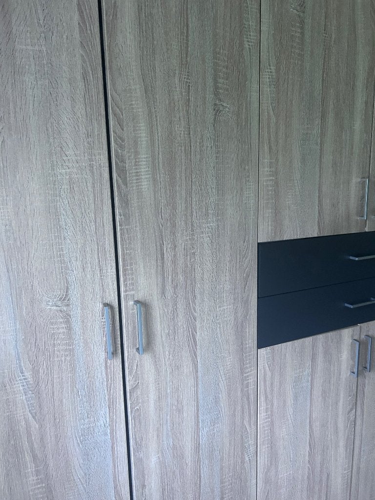 Een grote kledingkast voor 2 personen,, Avec tiroir(s), 200 cm ou plus, Verre, Utilisé
