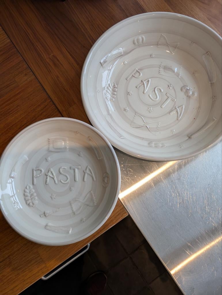 Pasta set, Ophalen