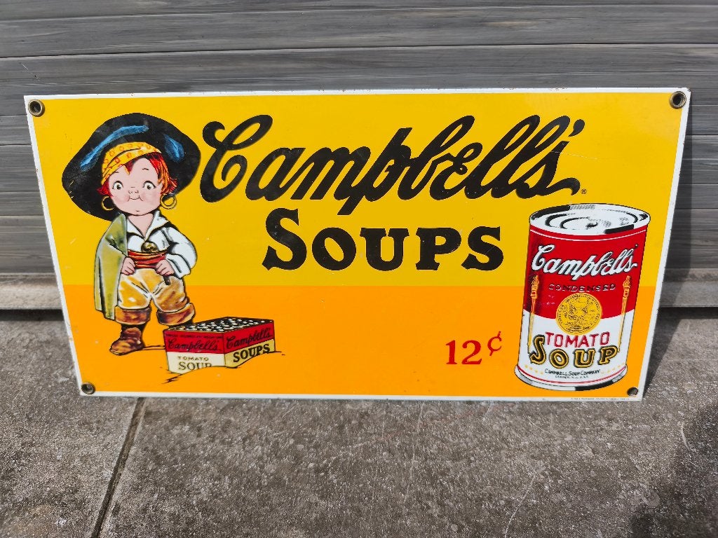 Plaque émaillé campbells soups, Enlèvement ou Envoi