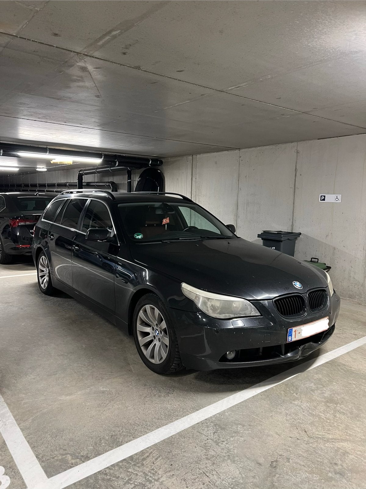 BMW Série 5 Touring E61 520d 150ch– 2006 – Boîte automatique, Auto's, BMW, Automaat, Zwart, Diesel, 5 deurs