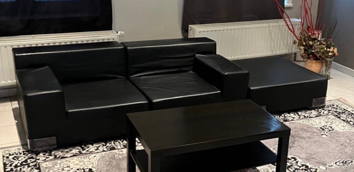 Fauteuil kartell + pouf, Maison & Meubles, Enlèvement, Comme neuf
