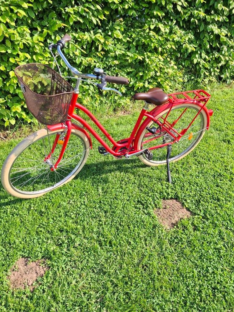 Rode Elops 520 Meisjes/Dames fiets, Ophalen