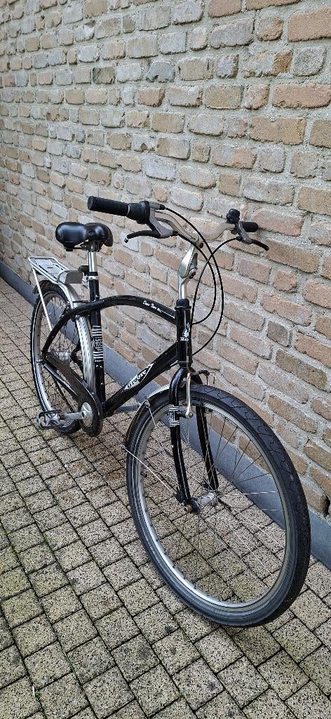Heren fiets: Groove "down town" zwart, Gebruikt, Versnellingen, 49 tot 53 cm, Ophalen