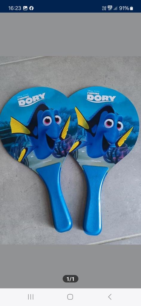 Tennis strand paletten Nemo Disney nieuw, Ophalen of Verzenden