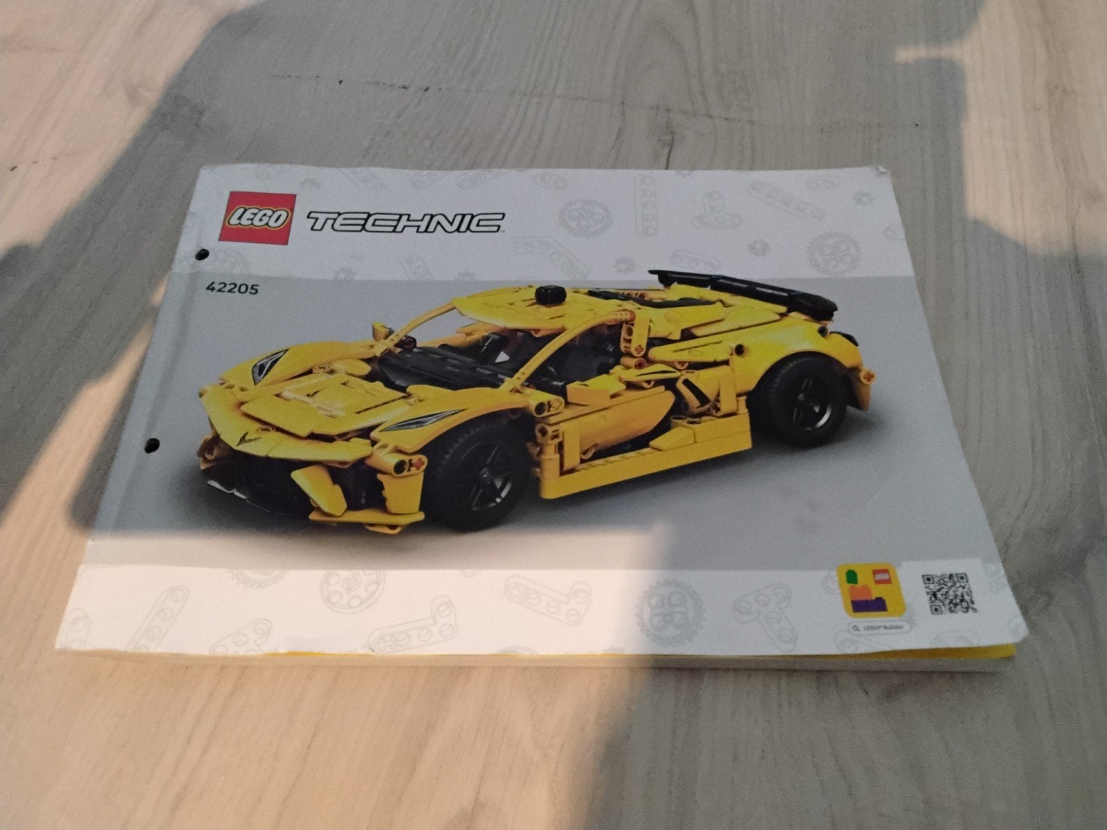 Kit Lego Corvette 42205, Enlèvement ou Envoi, Lego, Instructions incluses, Comme neuf
