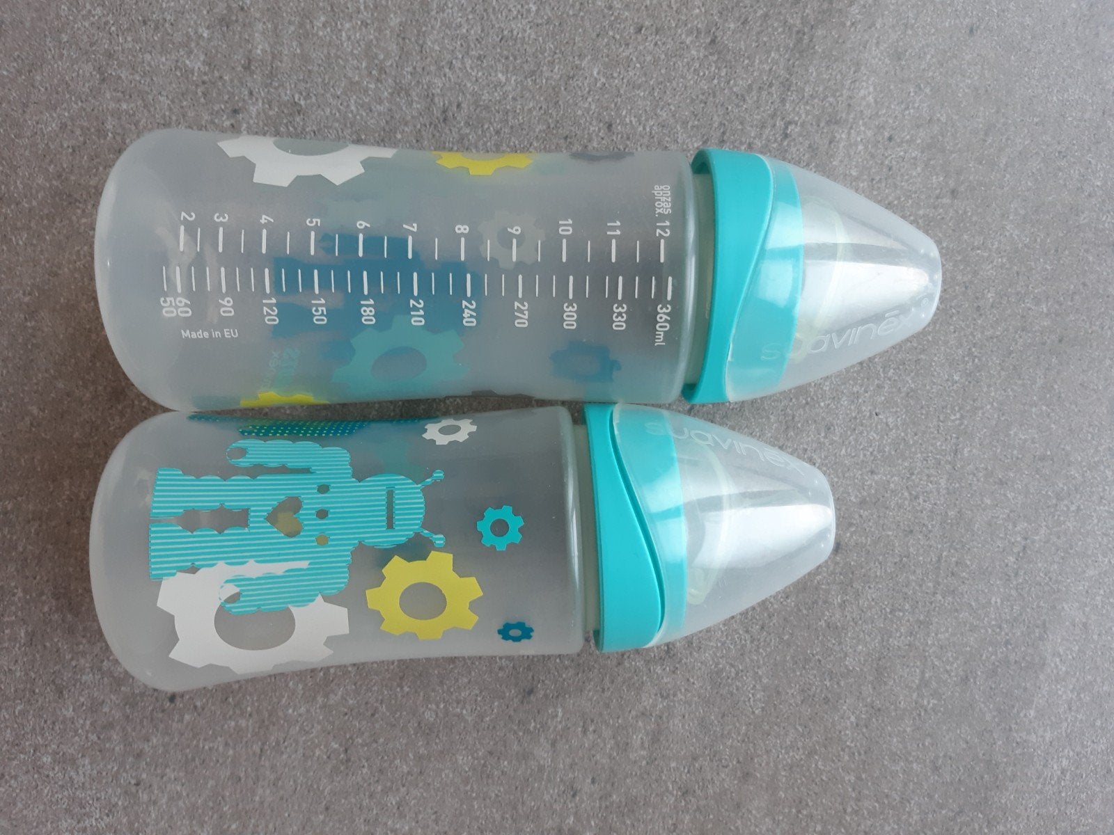 2 suavinex babyflessen robot, Ophalen, Gebruikt, Babyfles, Overige merken