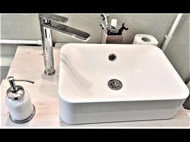 Lavabo ikea Horvik, Ophalen