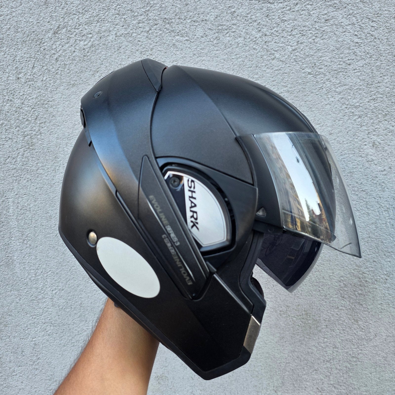 helm shark evoline 3, Motoren, Kleding | Motorhelmen, Ophalen of Verzenden, S, Shark