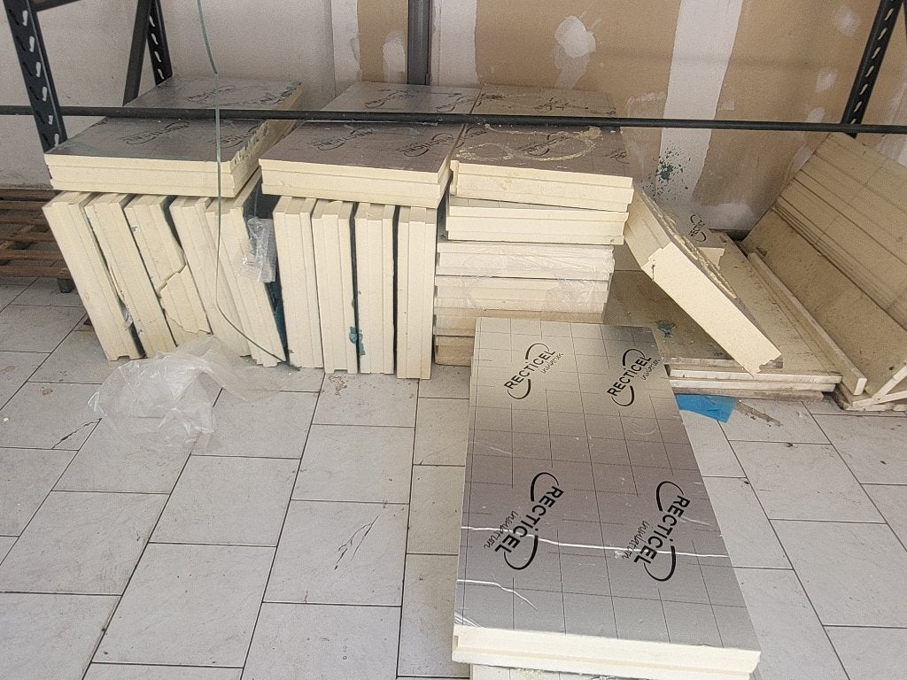 isolatiemateriaal, Doe-het-zelf en Bouw, Isolatie en Afdichting, Ophalen, Gebruikt, 12 cm of meer, Muurisolatie