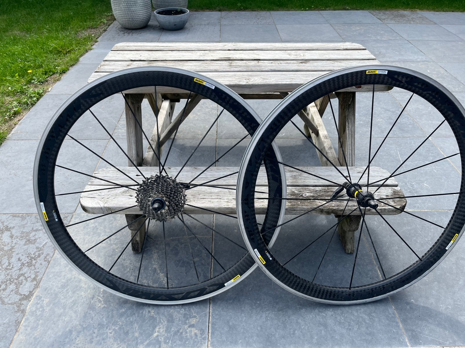 Mavic cosmic, Gebruikt, Racefiets, Carbon, Ophalen