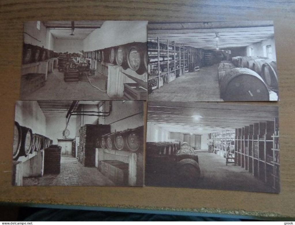 4 postkaarten, Oostende, The Club Bottling, Ophalen of Verzenden, Ongelopen, West-Vlaanderen