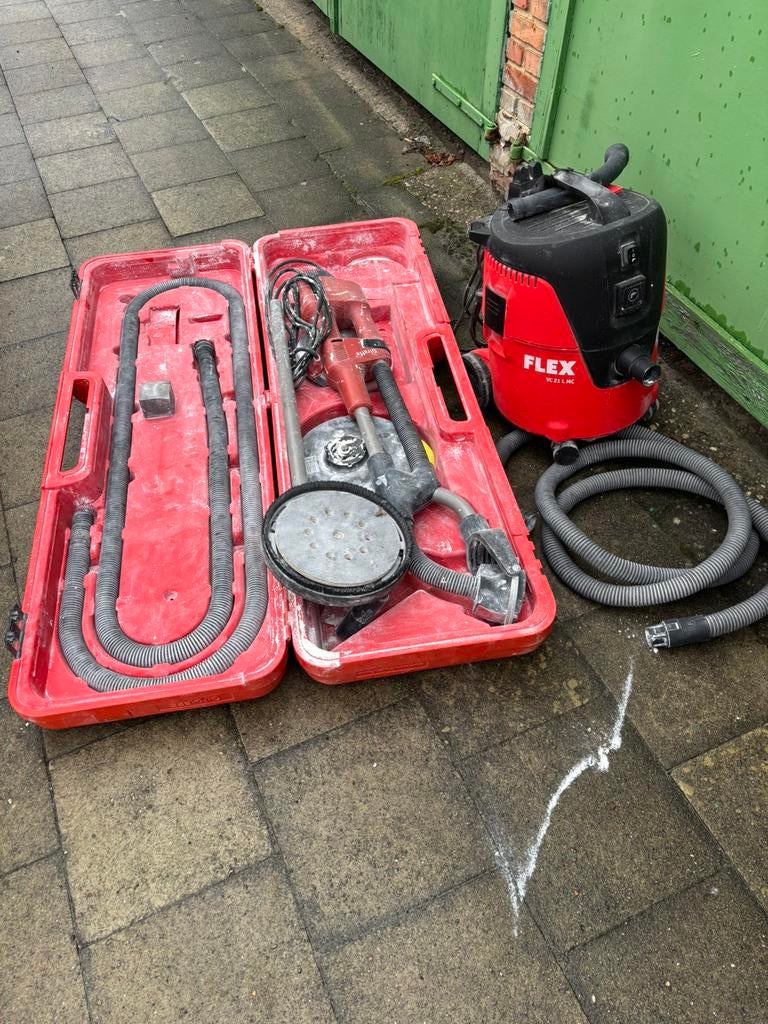 FLEX giraffe schur machine met stofzuiger, Ophalen of Verzenden