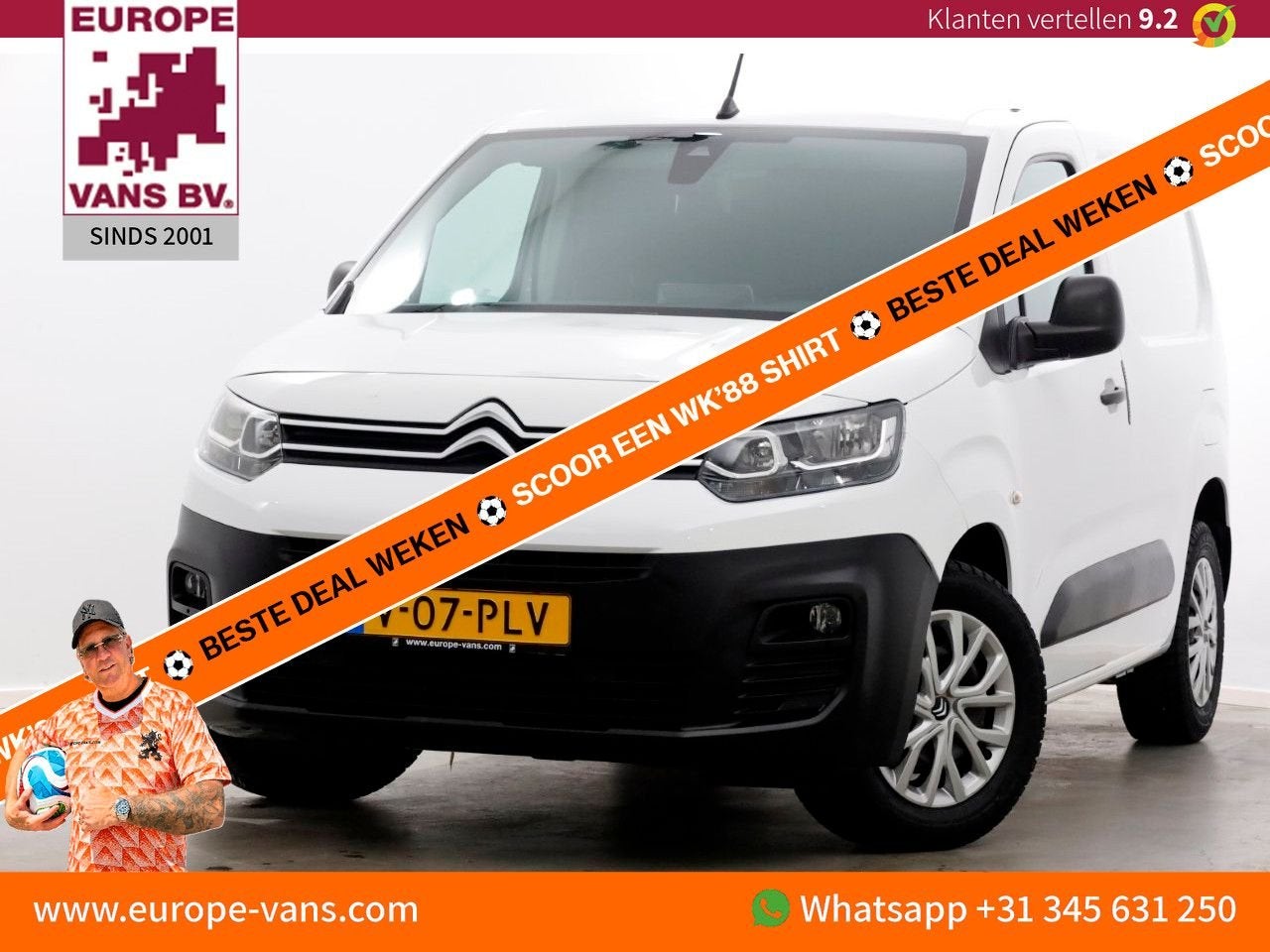 Citroën Berlingo 1.2 PureTech 130pk Benzine Automaat Airco/N, Automaat, Citroën, Bedrijf, Onderhoudsboekje