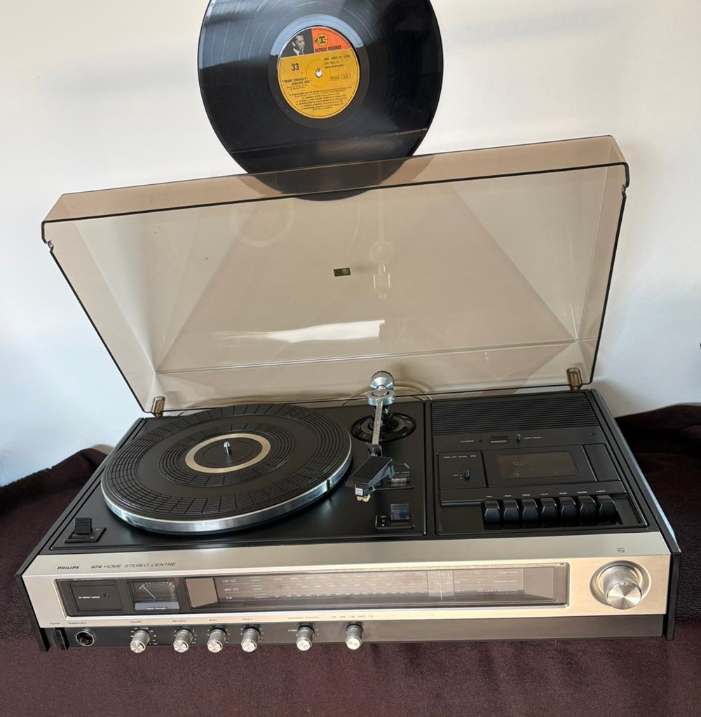 PHILIPS 974 Home Stéréo Centre Philips 400, Shure NB71. 80€, TV, Hi-fi & Vidéo, Tourne-disques, Comme neuf, Philips, Enlèvement