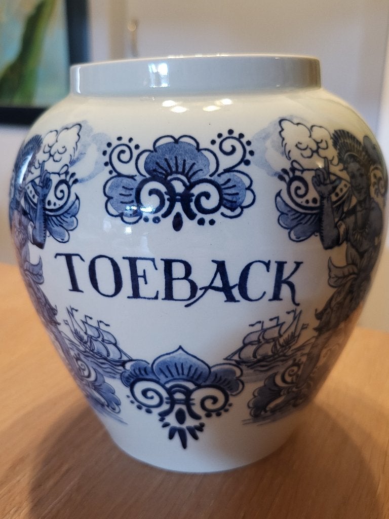 Delft blauwe vaas, Antiek en Kunst, Ophalen of Verzenden