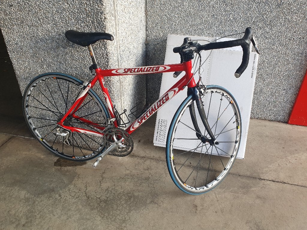 Koersfiets Specialized + Mavic Xirium wielen, Zo goed als nieuw, 15 tot 20 versnellingen, 53 tot 57 cm, Ophalen