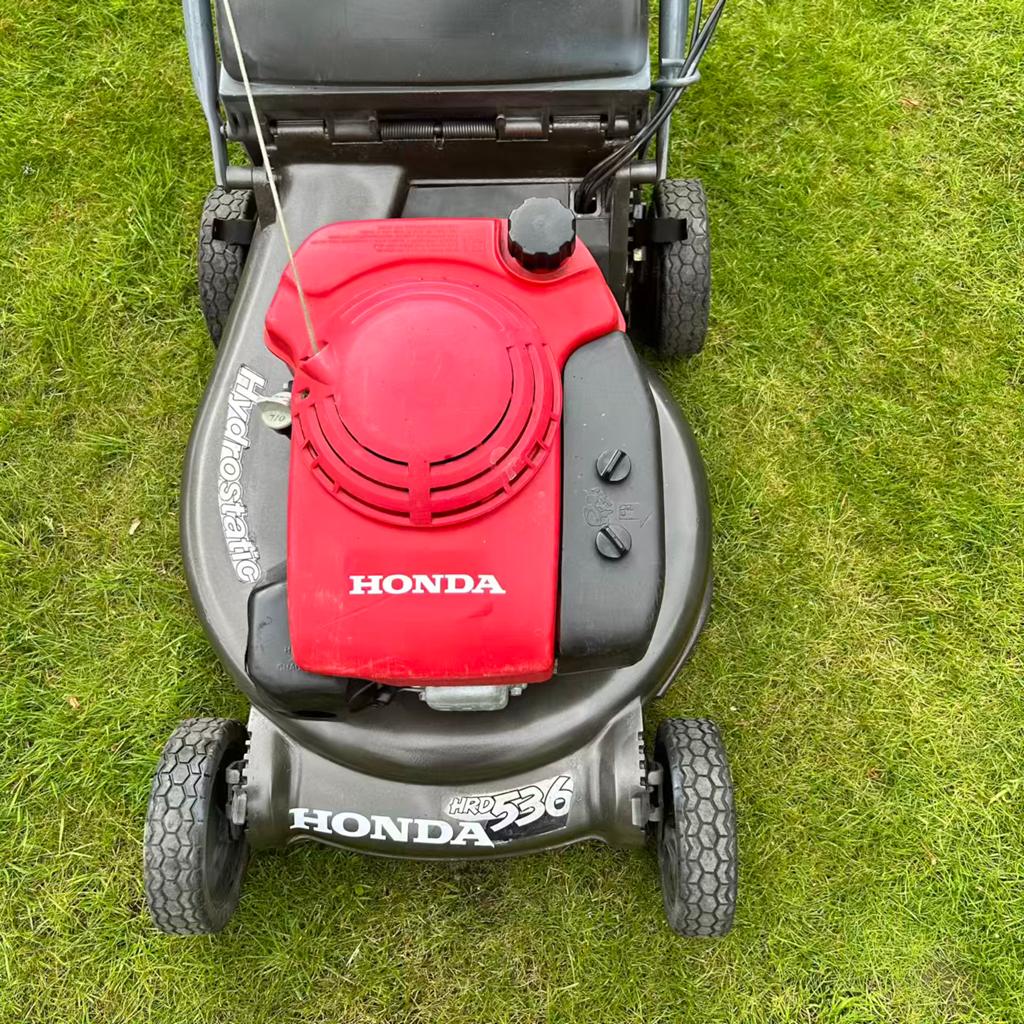 Professionele Honda HRD 536 Grasmaaier – Technisch Top!, Tuin en Terras, Ophalen, Zo goed als nieuw, 50 cm of meer, Opvangzak