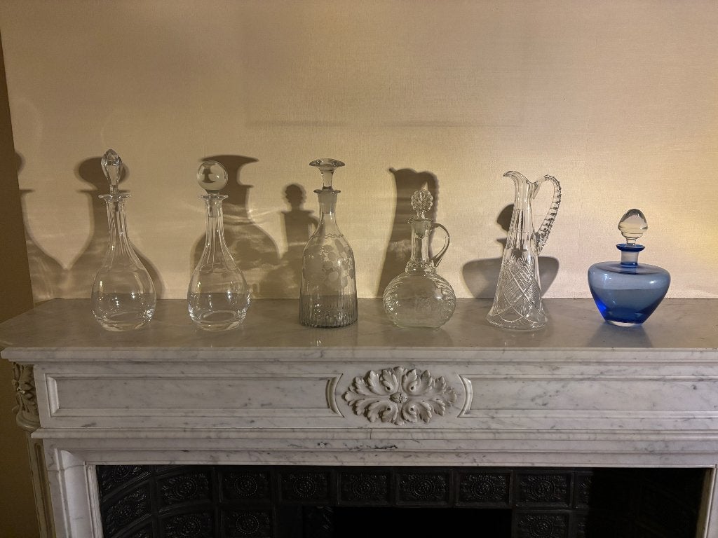 6 carafes, Enlèvement, Utilisé, Verre