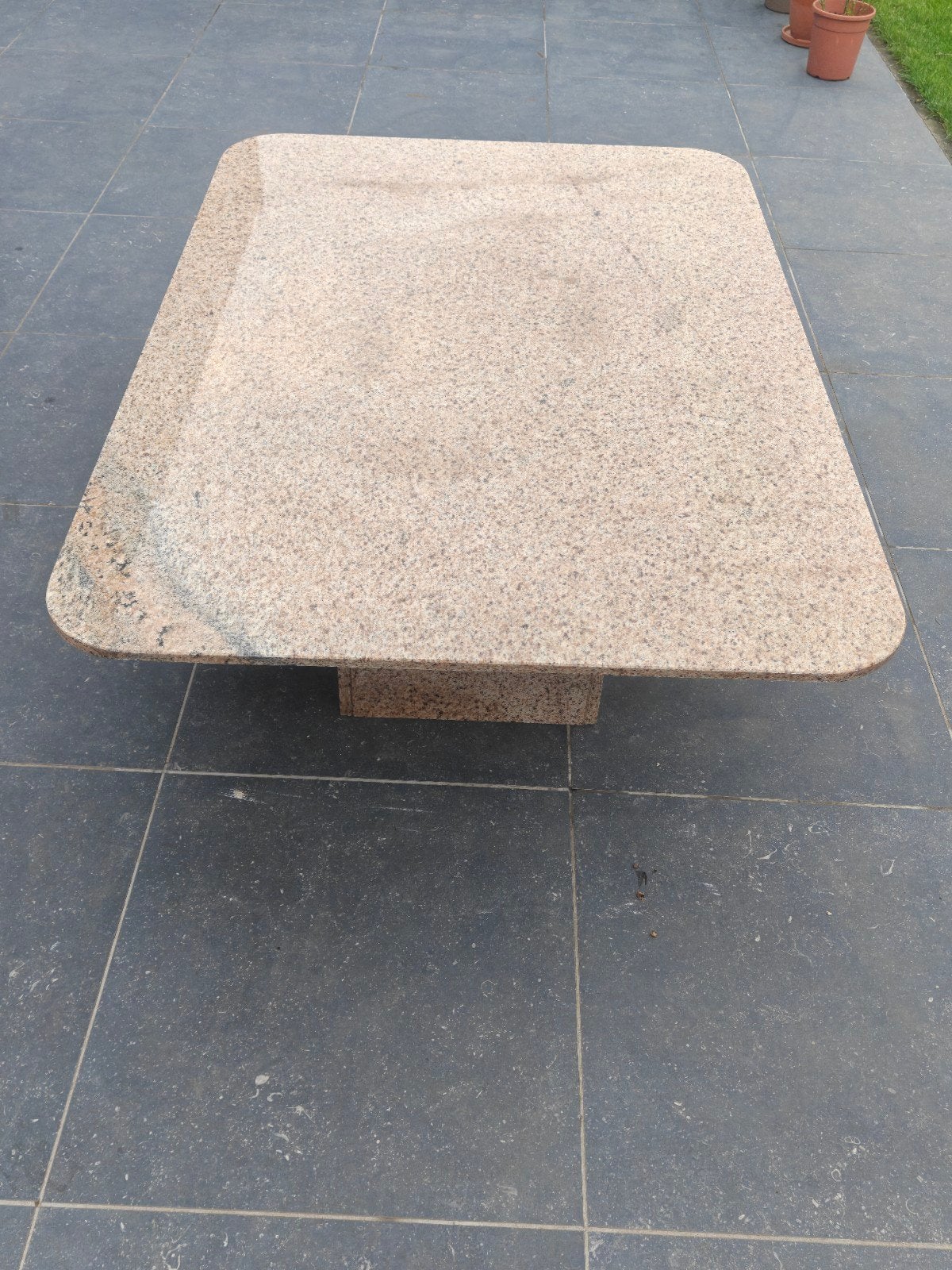 Salontafel Graniet, Ophalen
