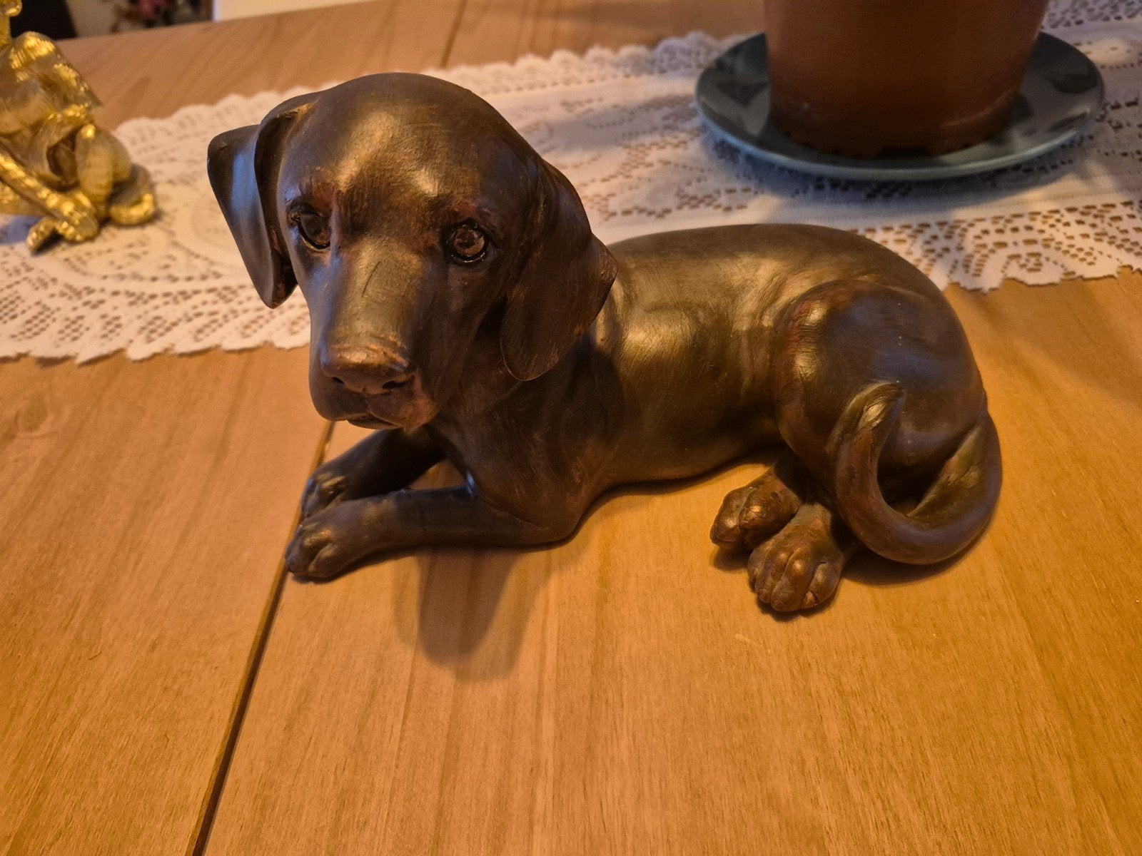 hond beeldje geen verzending, Ophalen