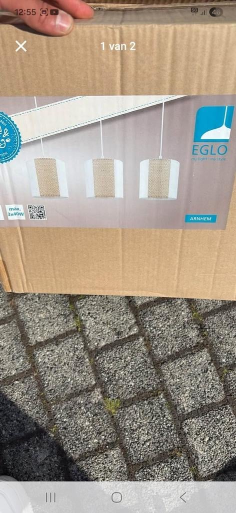 Nieuwe eglo lampen, Enlèvement