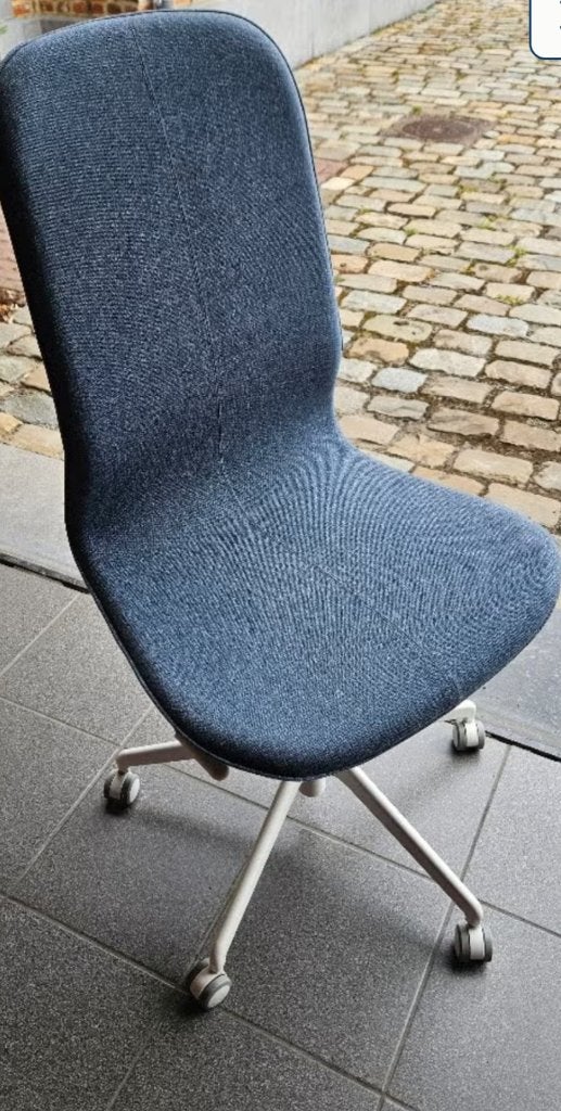 Bureaustoel, Maison & Meubles, Enlèvement, Comme neuf, Bleu, Chaise de bureau