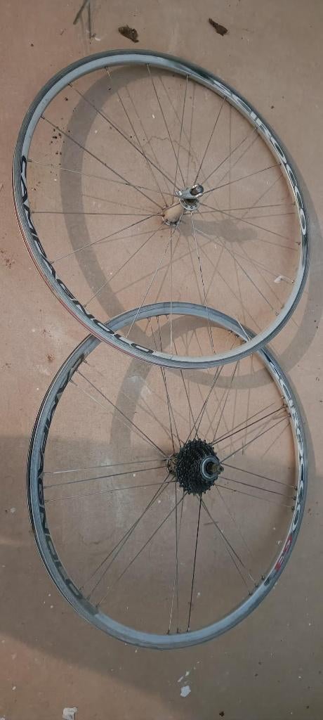 Campagnolo Scirocco koersfiets wielen met 10sp cassette, Fietsen en Brommers, Gebruikt, Campagnolo, Racefiets, Ophalen