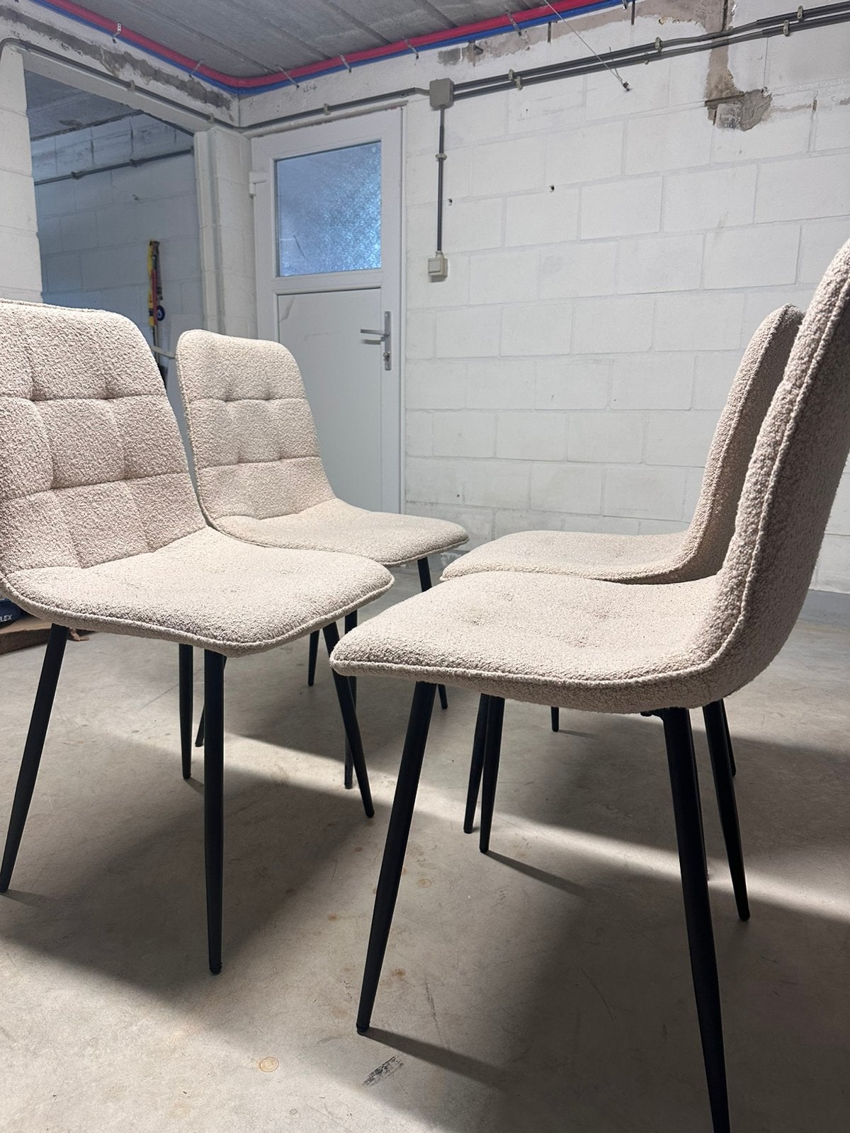 4 stoelen, Huis en Inrichting, Stoelen, Ophalen, Zo goed als nieuw