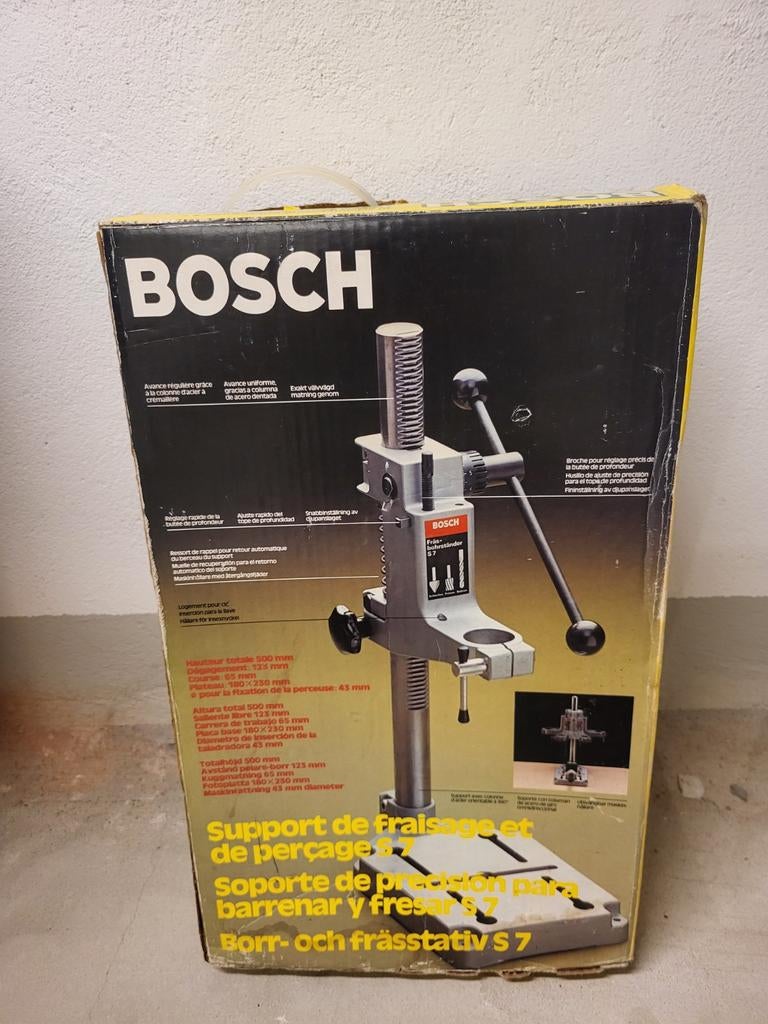 Bosch S7 boorstandaard, Doe-het-zelf en Bouw, Gereedschap | Boormachines, Ophalen of Verzenden