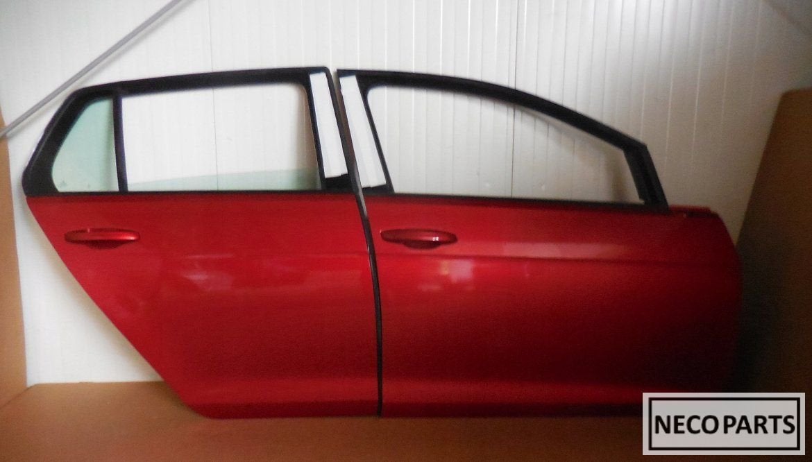 VW GOLF 7 DEUR DEUREN PORTIER PORTIEREN RECHTS KLEUR LA3X !!, Gebruikt, -, Volkswagen, -