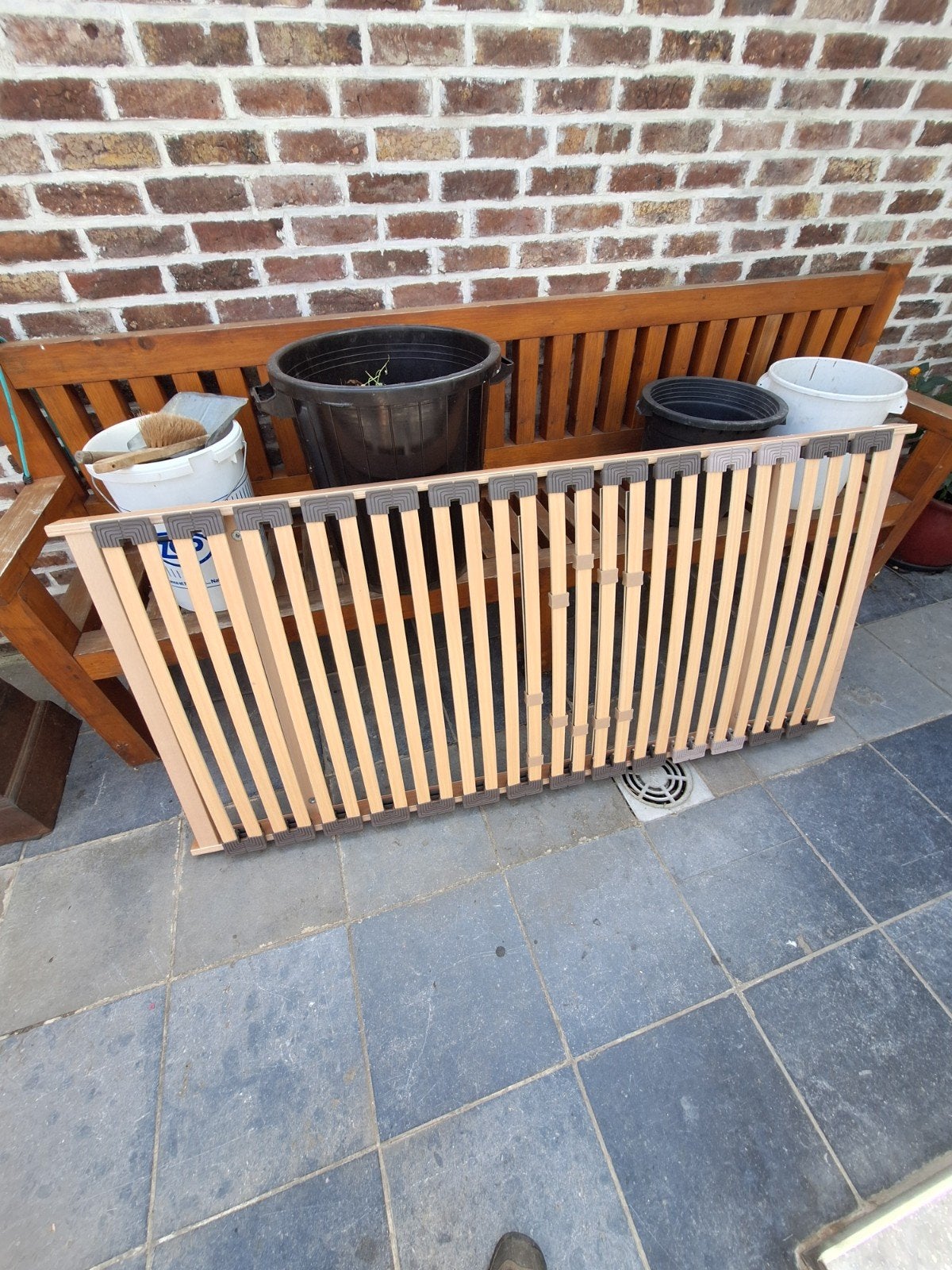 lattenbodem goede staat. 90x200 cm, Huis en Inrichting, Slaapkamer | Matrassen en Bedbodems, Ophalen, 90 cm, Eenpersoons, Zo goed als nieuw