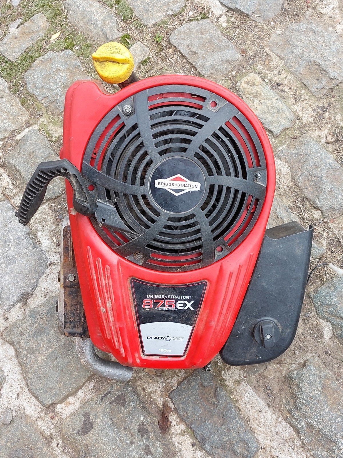 Briggs&Stratton 875 ex-serie motor voor onderdelen, Ophalen