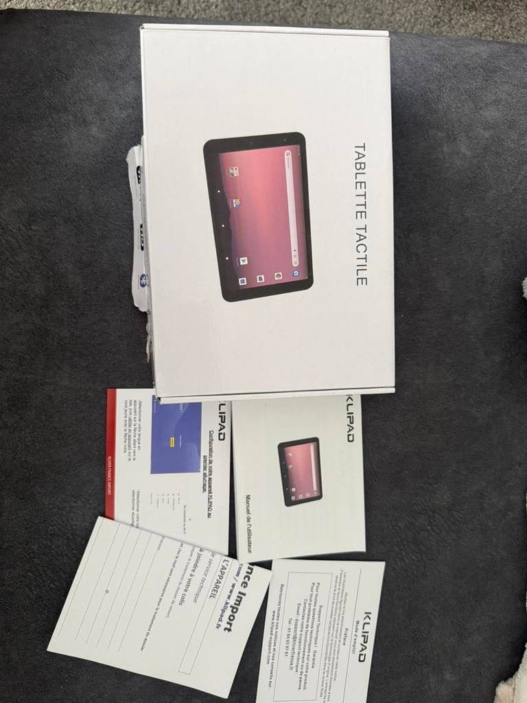 Tablet KLIPAD – met doos & accessoires, Ophalen, Zo goed als nieuw