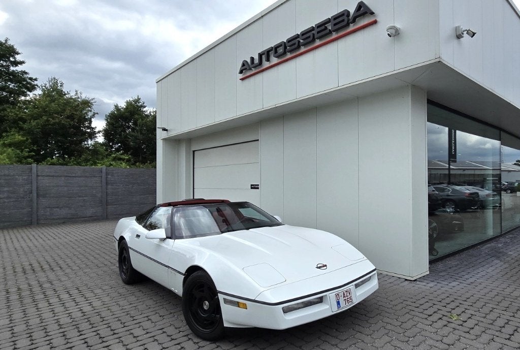 Chevrolet Corvette C4 5.7 V8 TARGA Oldtimer/Airco/Leder/Pano, Auto's, Chevrolet, Achterwielaandrijving, Cabriolet, Wit, Leder