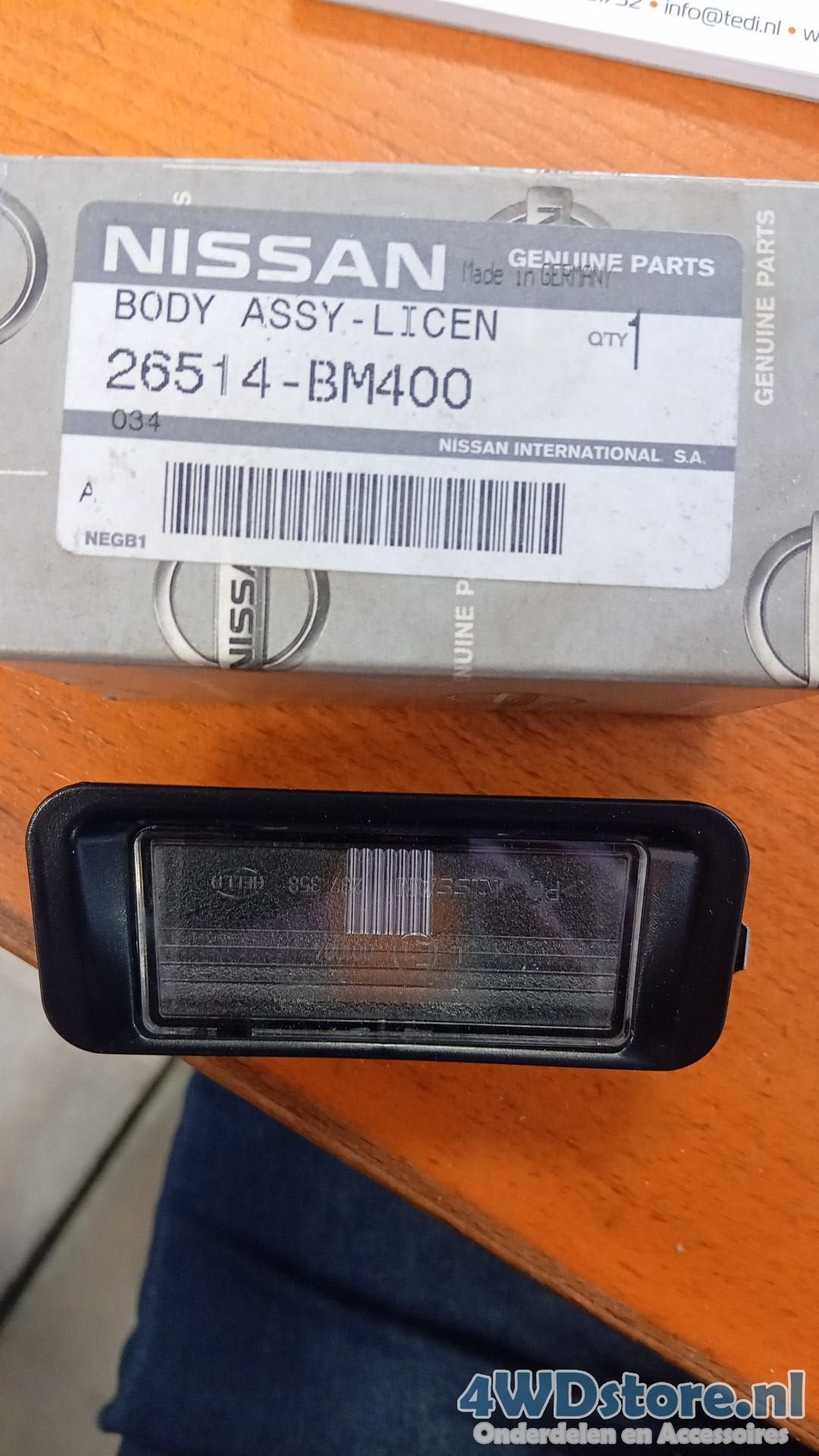 KENTEKENVERLICHTING KAP NISSAN ALMERA N16, Autos : Pièces & Accessoires, Neuf, -, -, Nissan