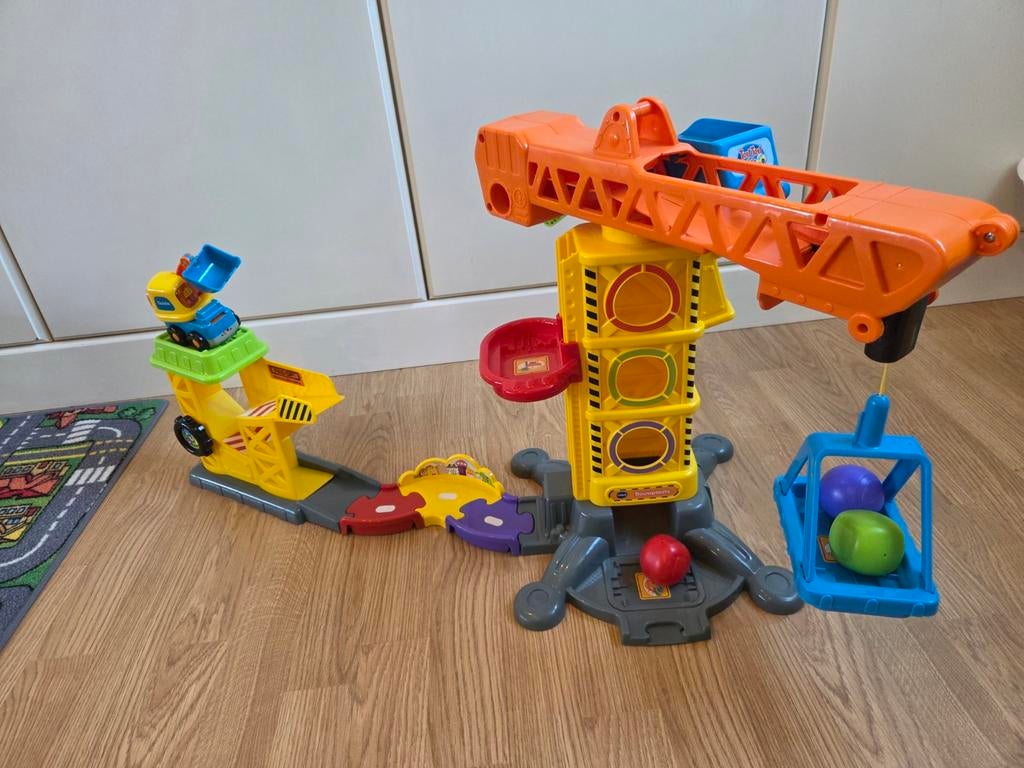 Vtech toet toet auto's Bouwplaats, Ophalen, Zo goed als nieuw, 6 maanden tot 2 jaar