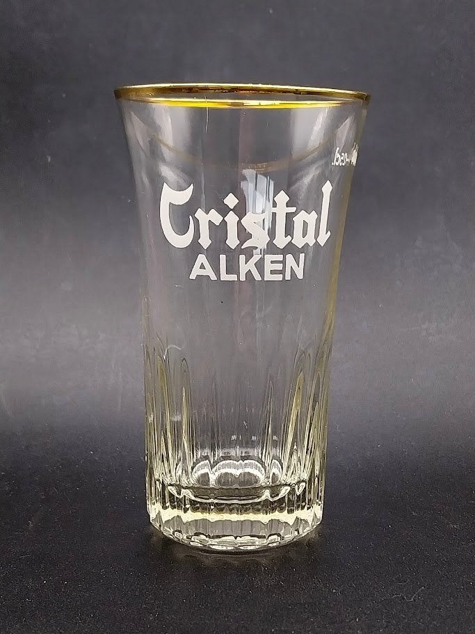 oud ALKEN CRYSTAL glas 25 cl, Ophalen of Verzenden