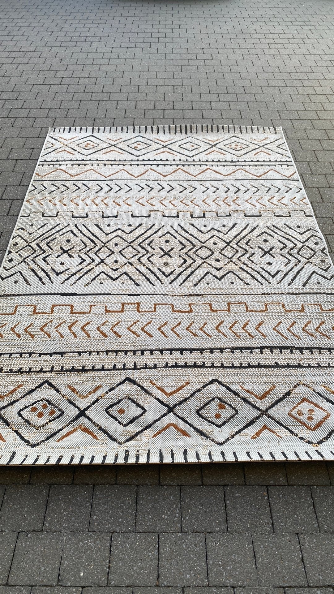Buiten tapijt, Maison & Meubles, Ameublement | Tapis & Moquettes, 150 à 200 cm, Noir, 150 à 200 cm, Comme neuf