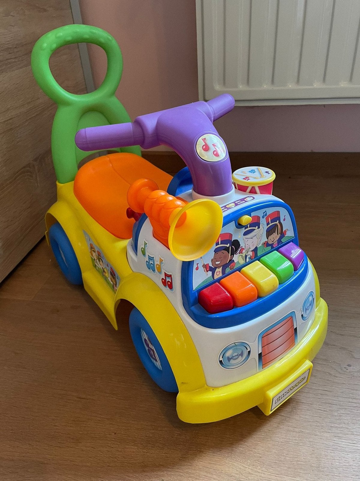 Fisher-Price Little People Muzikale Loopauto, Ophalen, Zo goed als nieuw
