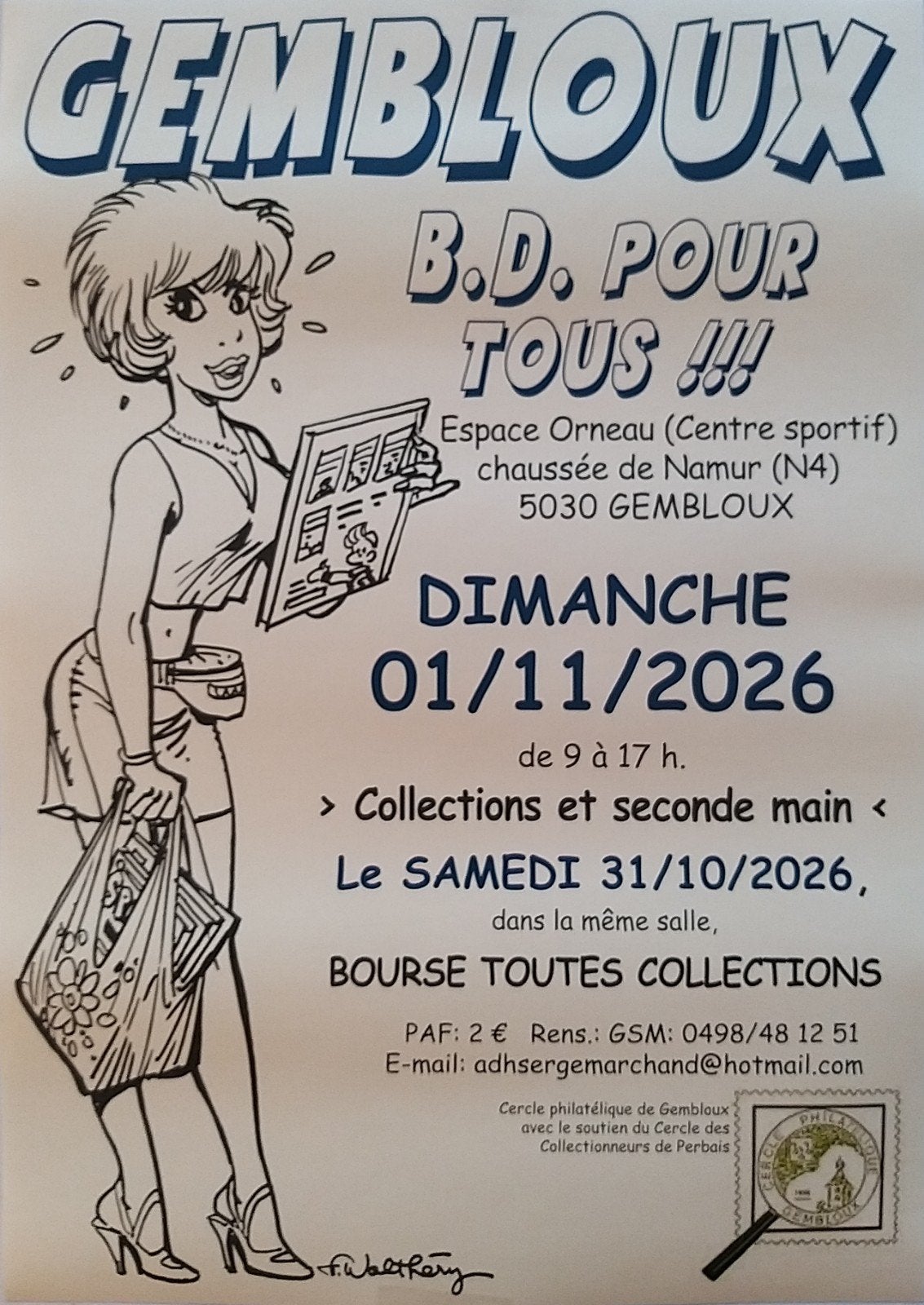 Grande bourse bd pour tous à Gembloux, Enlèvement ou Envoi, Neuf