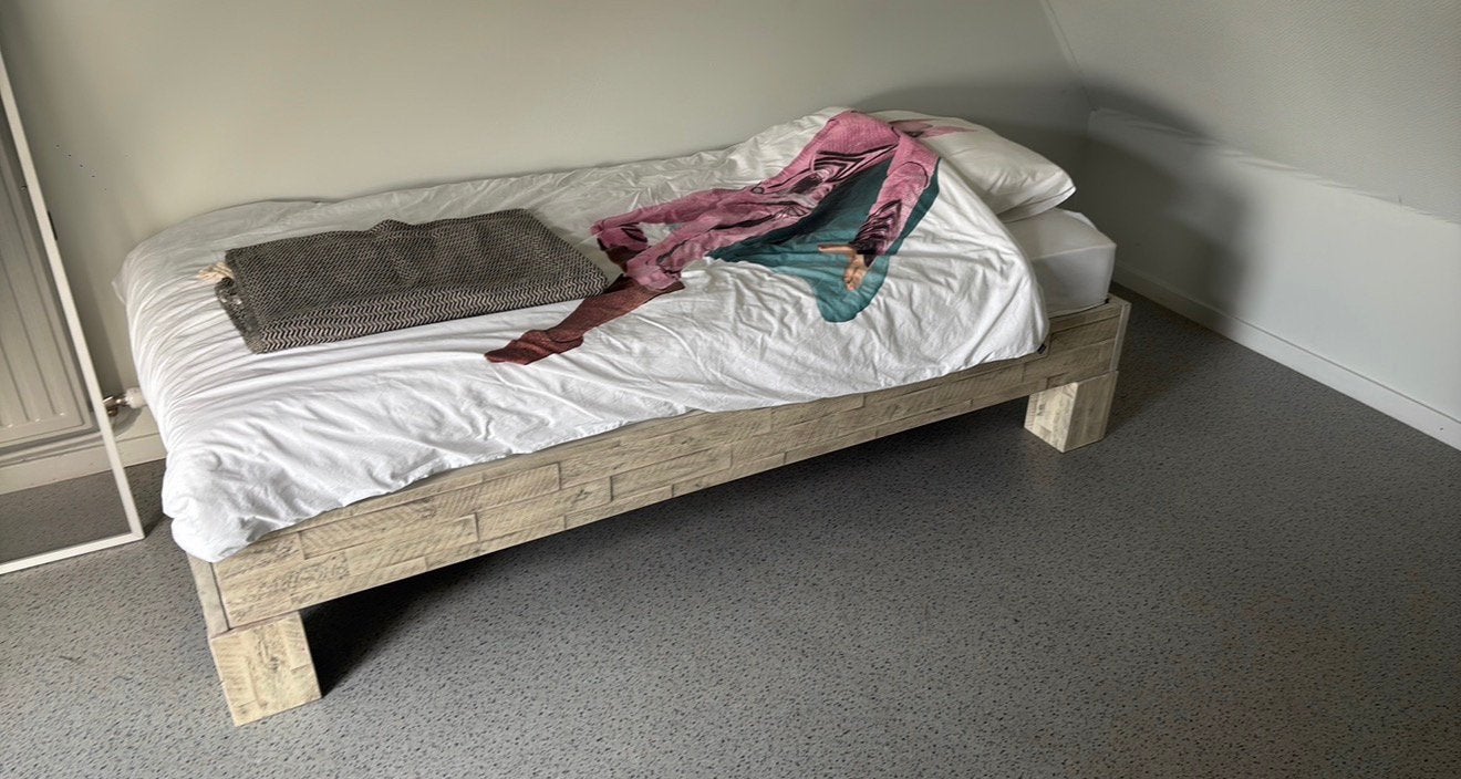 1 persoons bed, Enlèvement, Comme neuf